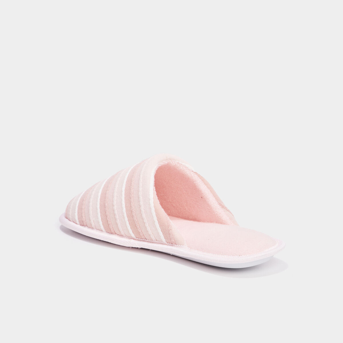 Chaussons mules rose femme