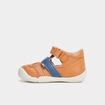 Bottillons salomé en cuir Kickers Wafel camel bébé garçon