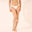 Bas de maillot de bain détail anneau ivoire femme