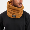 Snood doublé camel homme