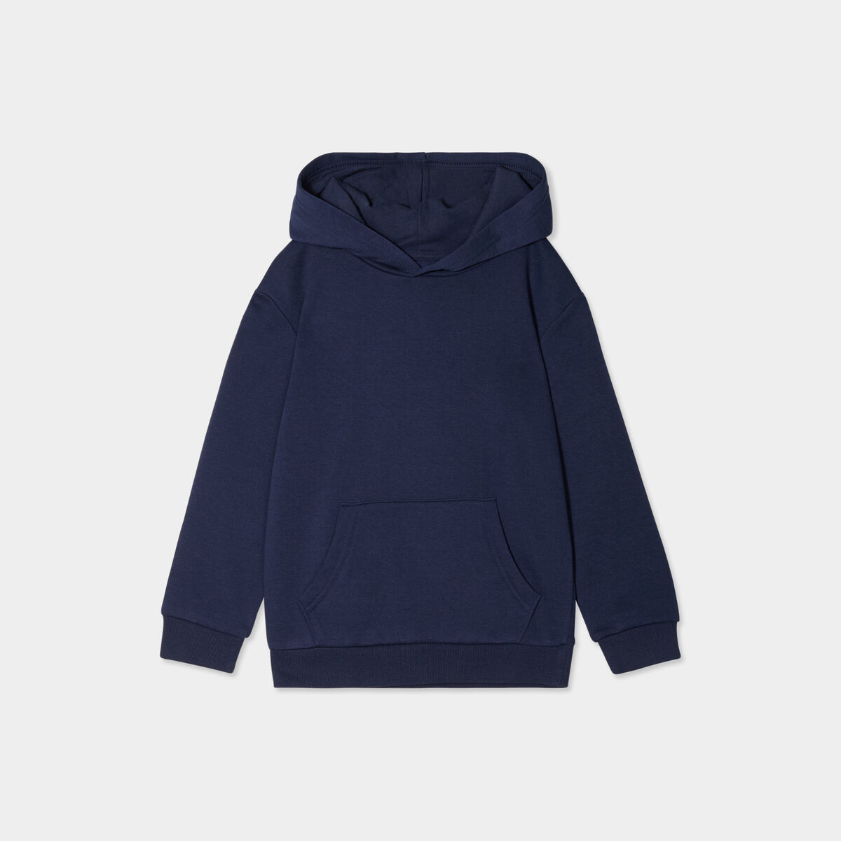 Sweat &agrave; capuche hoodie oversize bleu marine gar&ccedil;on