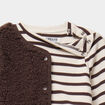 Ensemble 3 pi&egrave;ces avec gilet polaire marron chocolat b&eacute;b&eacute; gar&ccedil;on