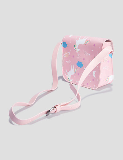 Sac bandoulière rose fille
