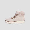 Bottines fourrées à lacets Trappeur taupe femme