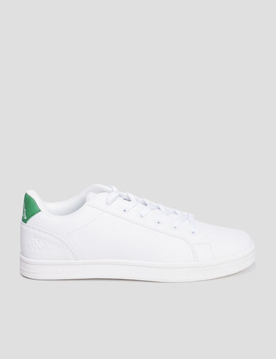 Tennis basses à lacets Kappa Galter blanc homme
