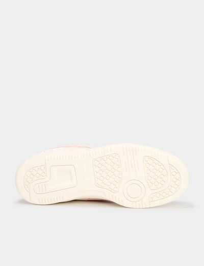 Tennis basses &agrave; lacets Puma rose femme