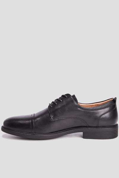 Derbies lacées noir homme