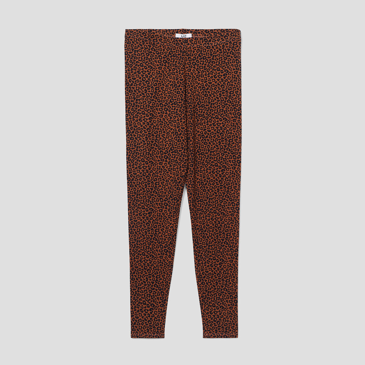 Legging taille haute marron femme