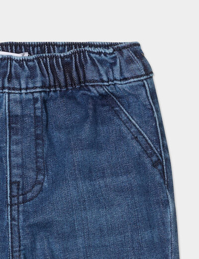 Jeans jogger bas élastiqué coton denim brut bébé garçon