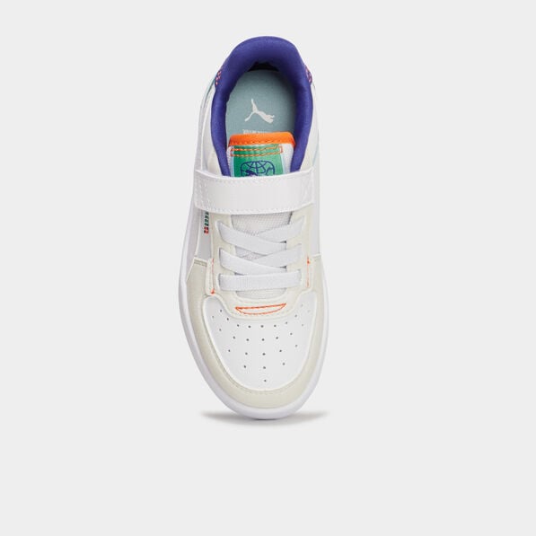tennis basses a scratchs puma caven blanc garcon Tennis basses à scratchs Puma Caven blanc garçon