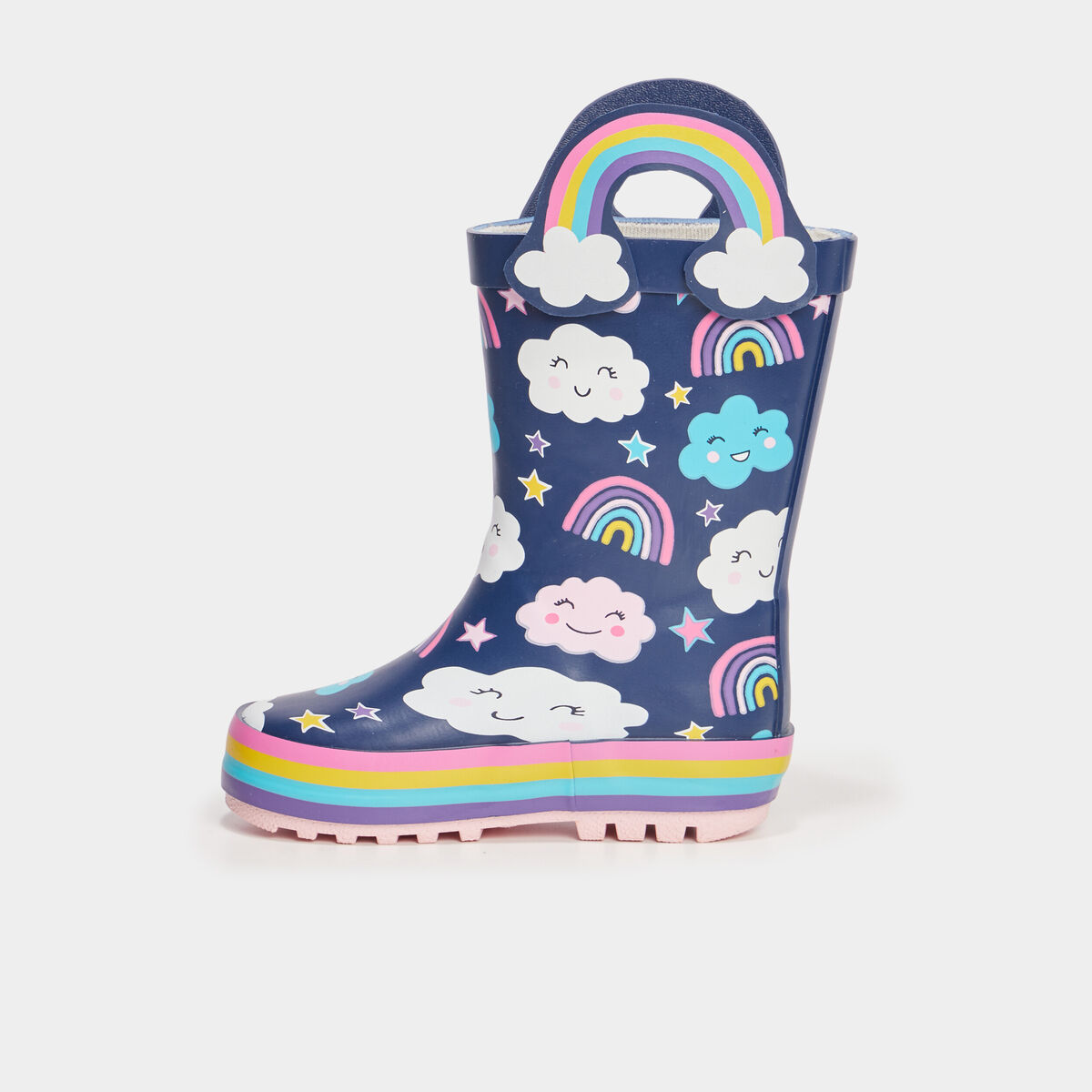 Bottes de pluie multicolore b&eacute;b&eacute; fille