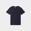 T-shirt coton manches courtes Creeks bleu marine homme