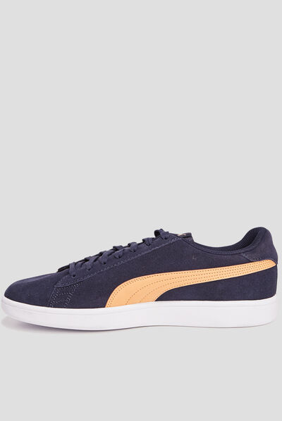 Tennis à lacets Puma Smash bleu marine homme