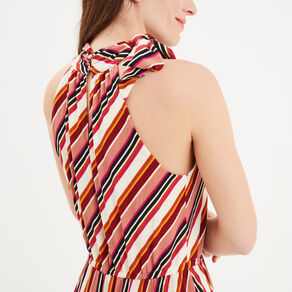 robe longue encolure americaine ecru femme Robe longue encolure américaine ecru femme