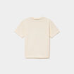 T-shirt manches courtes coton ecru gar&ccedil;on
