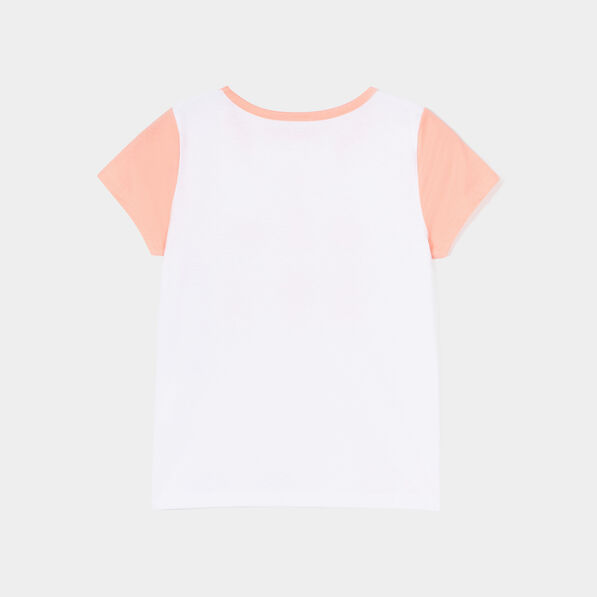 ensemble pyjama short coton orange corail fille Ensemble pyjama short coton orange corail fille