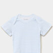 Lot 3 bodies US coton manches courtes bleu ciel b&eacute;b&eacute;