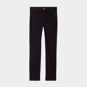 jeans slim taille haute 5 poches denim noir femme Jeans slim taille haute 5 poches denim noir femme