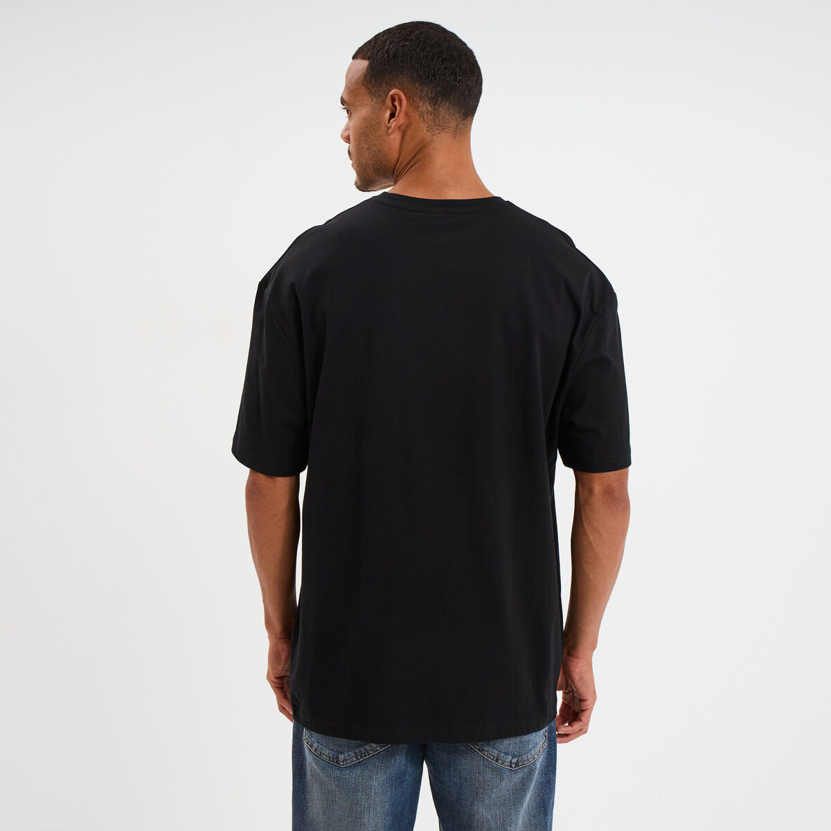 T-shirt manches courtes coton NFL noir homme