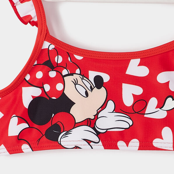 maillot de bain 2 pieces minnie rouge fille Maillot de bain 2 pièces Minnie rouge fille