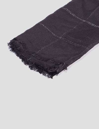 Foulard noir femme