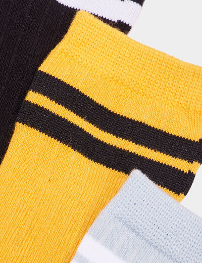 Lot 5 paires chaussettes sport multicolore garçon