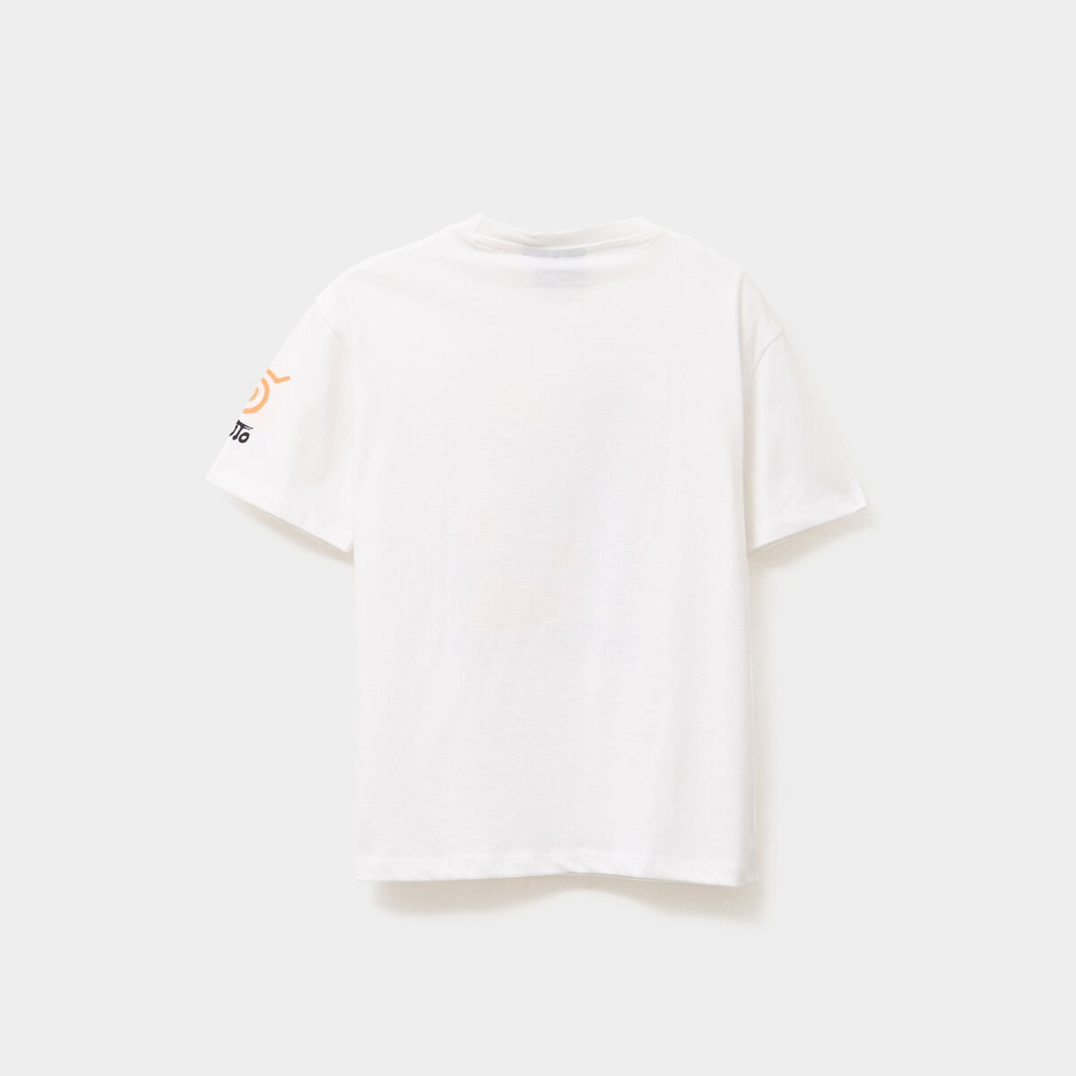 T-shirt manches courtes coton Naruto blanc garçon