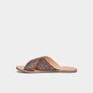 Mules brides croisées en cuir Kickers noir femme