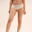Shorty en dentelle blanc femme