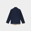 Gilet polaire zipp&eacute; manches longues bleu marine mixte