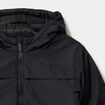 Doudoune r&eacute;versible zipp&eacute;e &agrave; capuche noir gar&ccedil;on