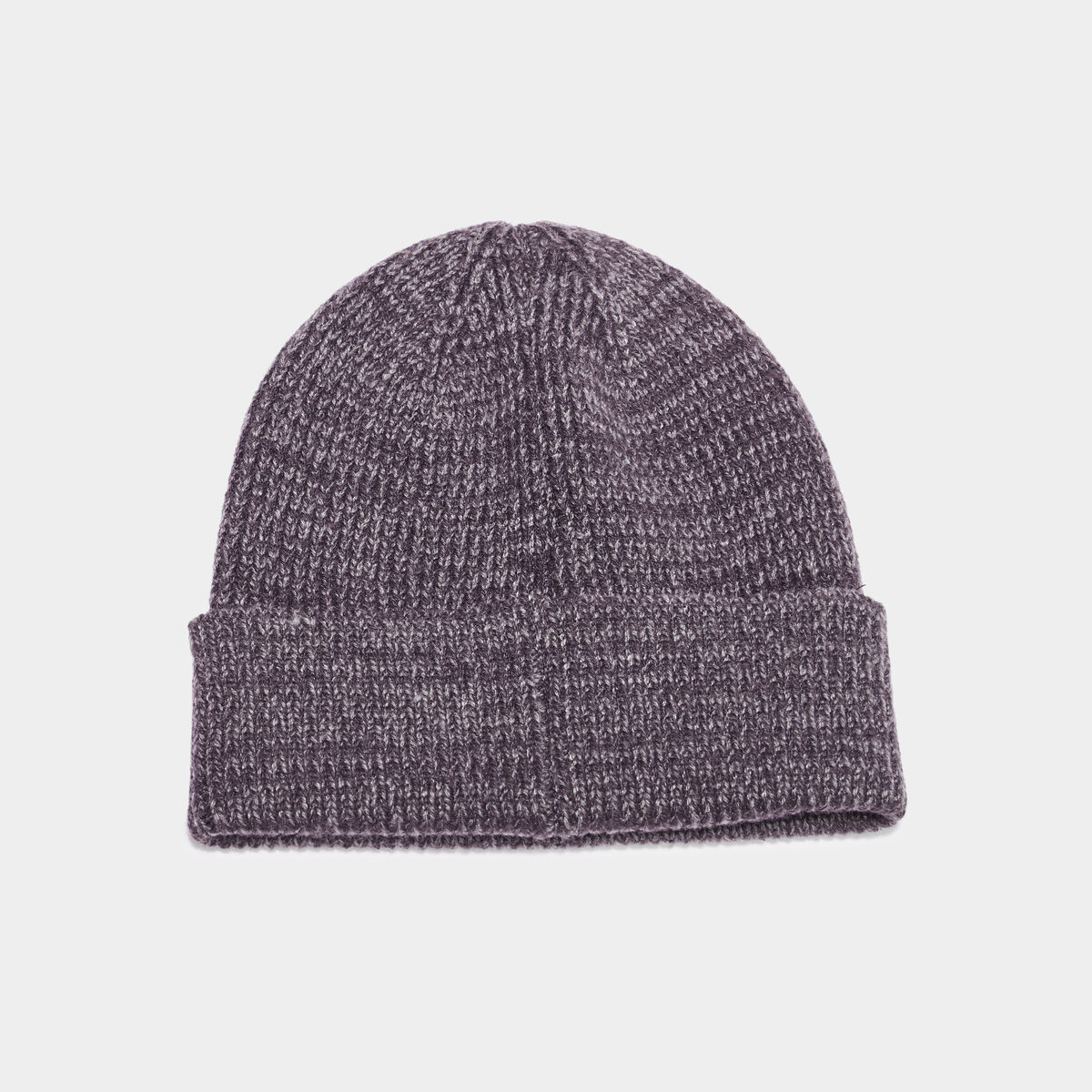Bonnet tricot&eacute; gris fonc&eacute; mixte