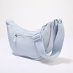 Sac banane en bandouli&egrave;re bleu ciel femme