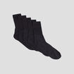 Lot 5 paires chaussettes noir homme