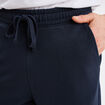 Short de jogging en molleton bleu marine homme