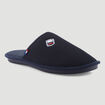 Chaussons mules bleu marine homme