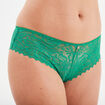 Shorty en dentelle vert menthe femme