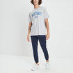 Jogging ajusté à coulisse bleu marine homme