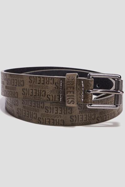 Ceinture Creeks gris garçon