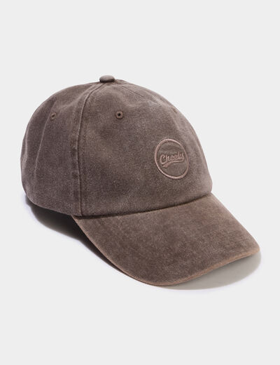 Casquette marron fonc&eacute; homme