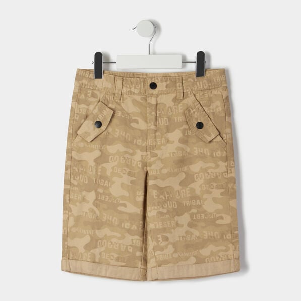 bermuda droit beige garcon Bermuda droit beige garçon
