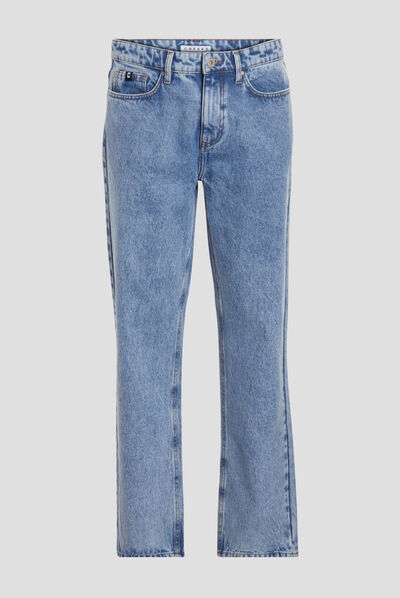 Jeans regular denim bleach homme