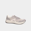 Baskets running de sport &agrave; lacets gris homme