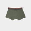 Lot 5 boxers coton vert kaki gar&ccedil;on