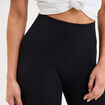 Legging de sport c&ocirc;tel&eacute; stretch noir femme