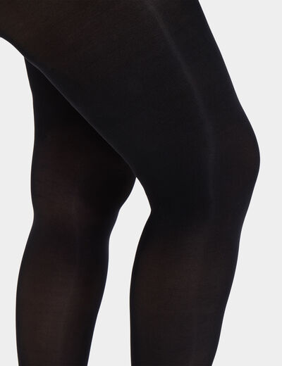 Collants 80D noir femme grande taille