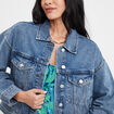 Veste en jean boutonnée Creeks denim double stone femme