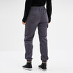 Pantalon cargo taille haute ajustable gris foncé femme