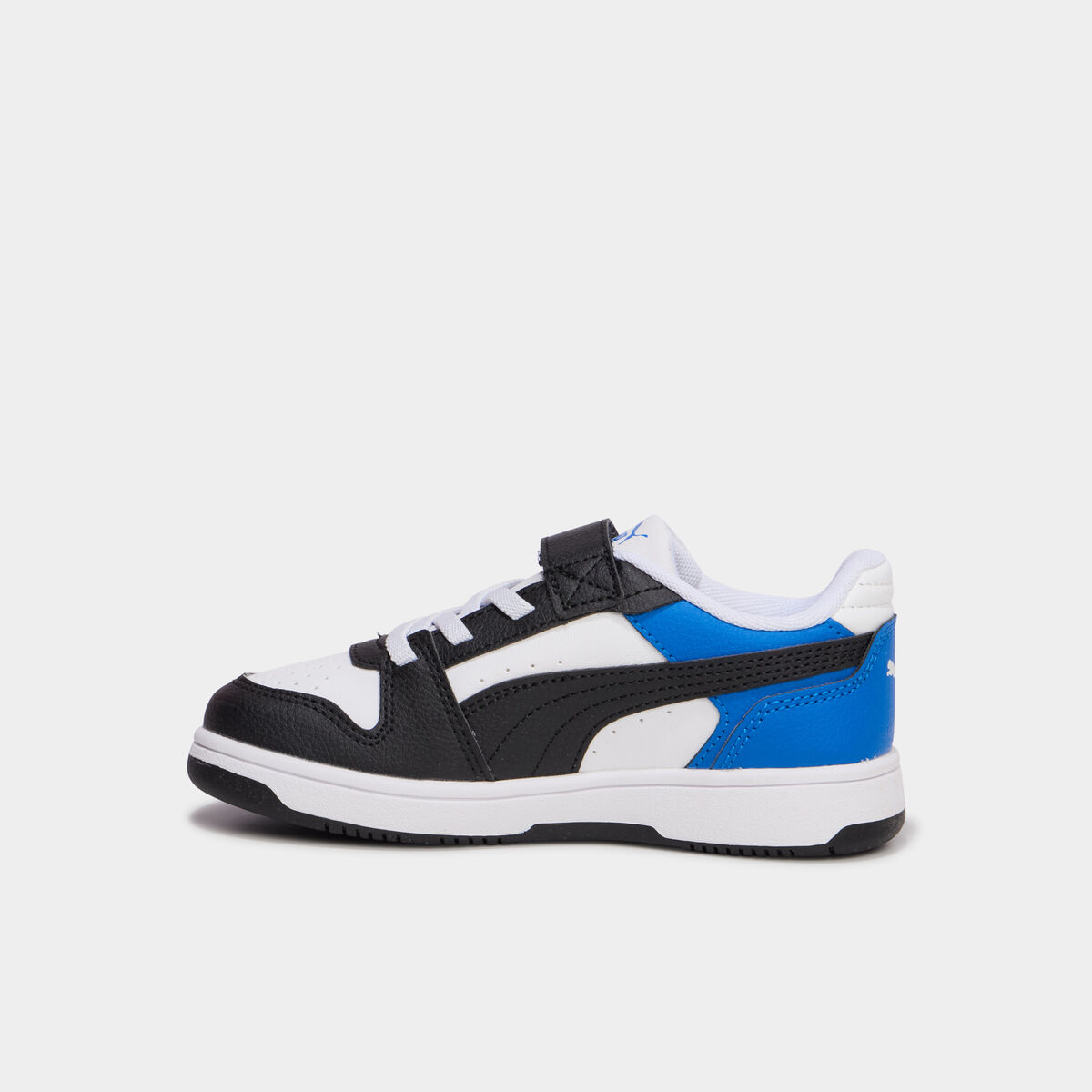 Baskets &agrave; scratchs Puma Rebound Slam bleu electrique gar&ccedil;on