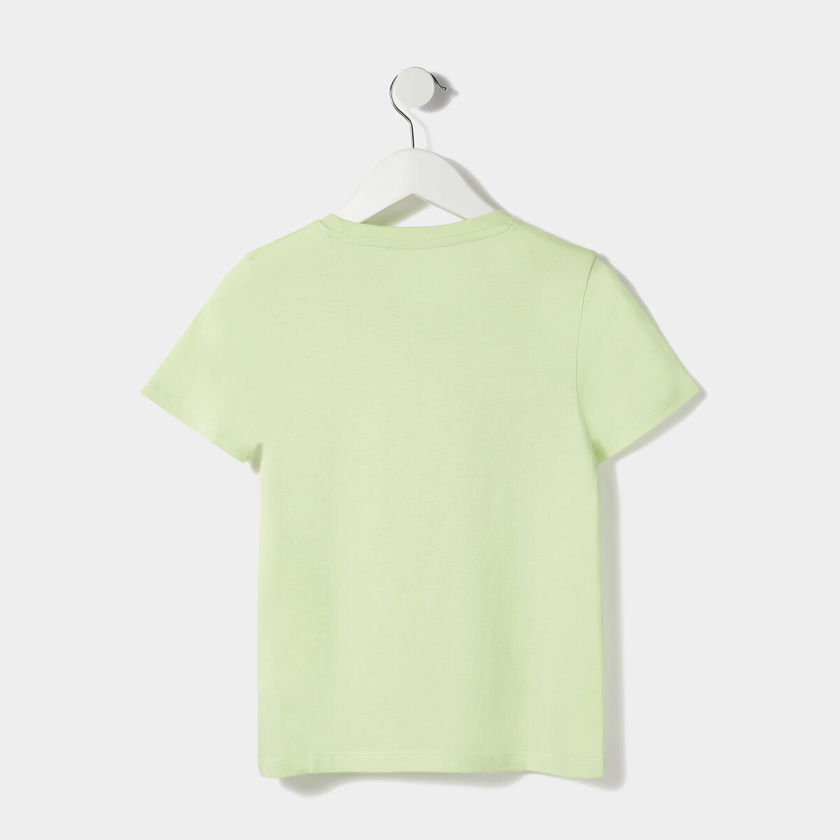 T-shirt manches courtes sequins vert garçon
